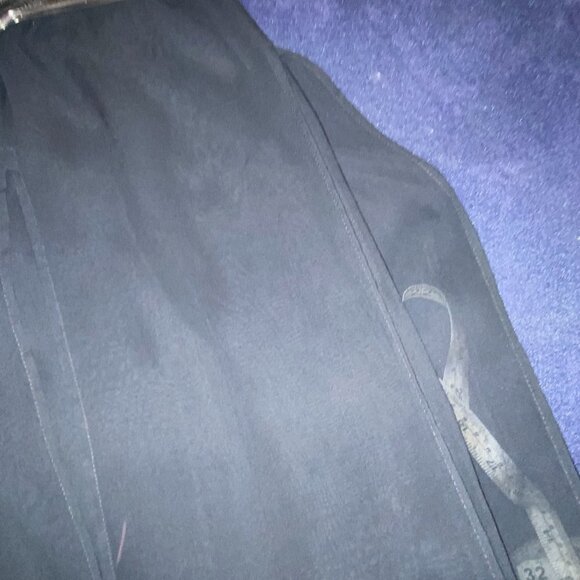 New Without Tags TADASHI Sheer Lined Black Gaucho Pants Size 2 - Picture 3 of 12